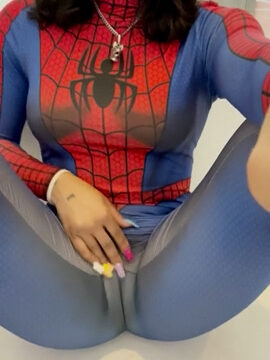 Snaxychann Spiderman video Onlyfans leaked so hot